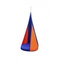 Гамак тканевый Сальса оранжево-синий, 75x75x150 см